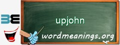 WordMeaning blackboard for upjohn